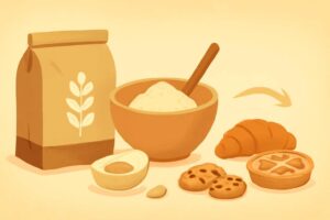薄力粉がない時の救世主！強力粉でお菓子を上手に代用するコツ