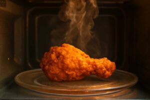 ファミチキを電子レンジで温め直す時の正解|サクサク食感を復活させるコツ