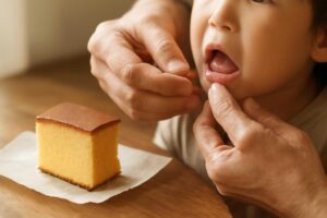 カステラの紙を食べた子供は大丈夫？親が知るべき対処法と安全性