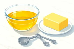 サラダ油でバターを代用する時の正しい分量は?置き換えのコツを解説